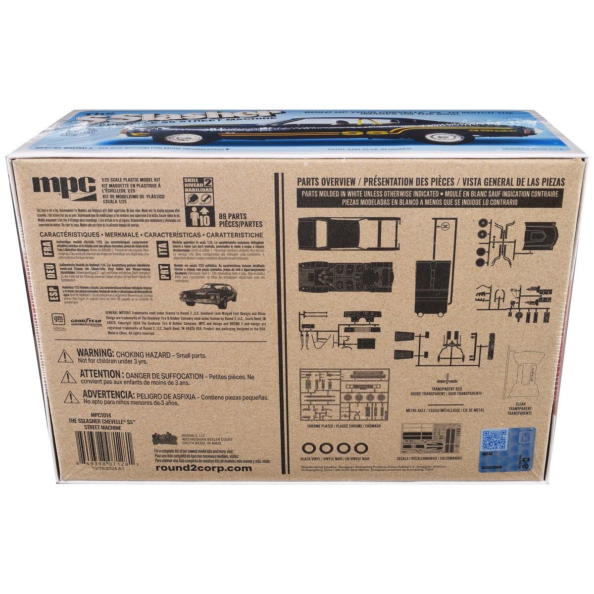 Skill 2 Model Kit Chevrolet Chevelle SS Street Machine "The SSlasher" 1/25 Scale Model by MPC - MPC - ModelCars.com