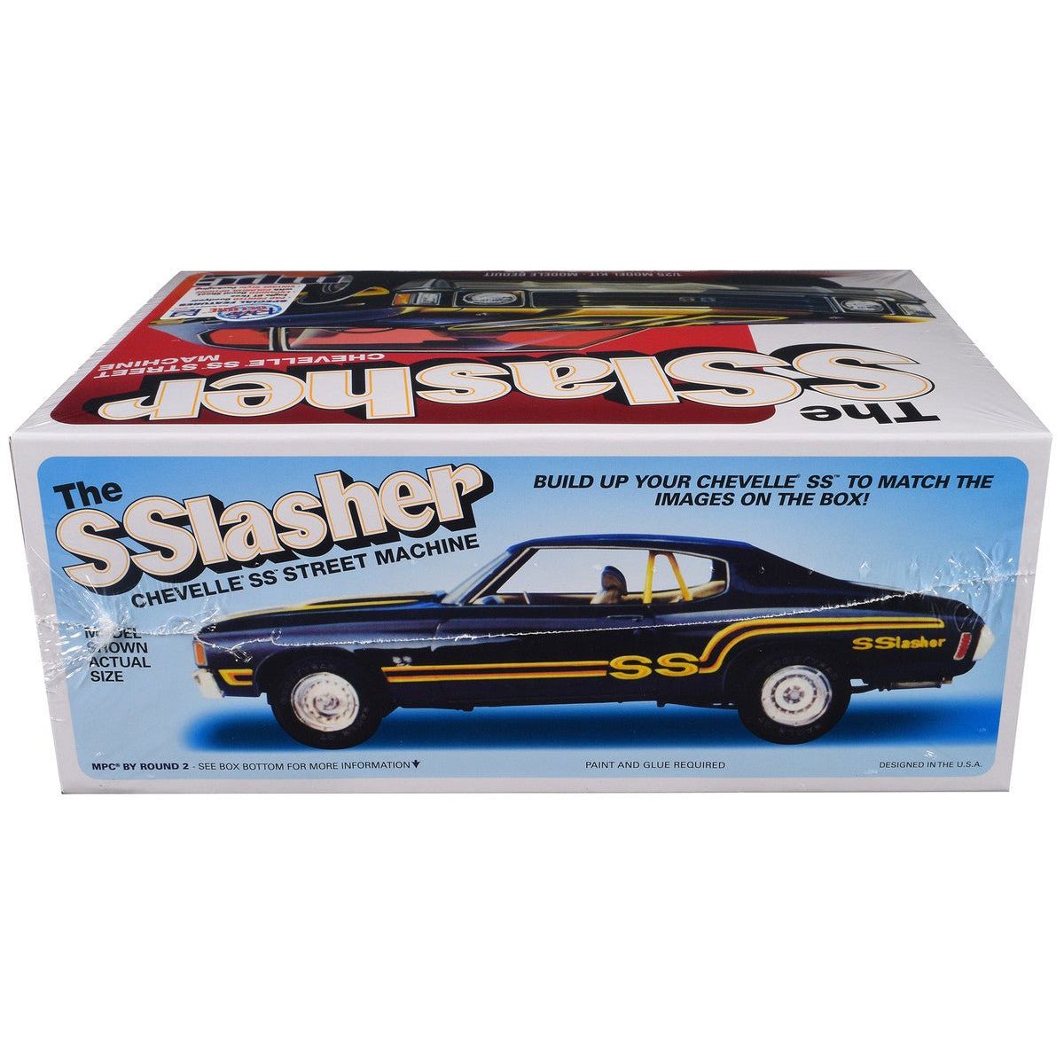 Skill 2 Model Kit Chevrolet Chevelle SS Street Machine "The SSlasher" 1/25 Scale Model by MPC - MPC - ModelCars.com