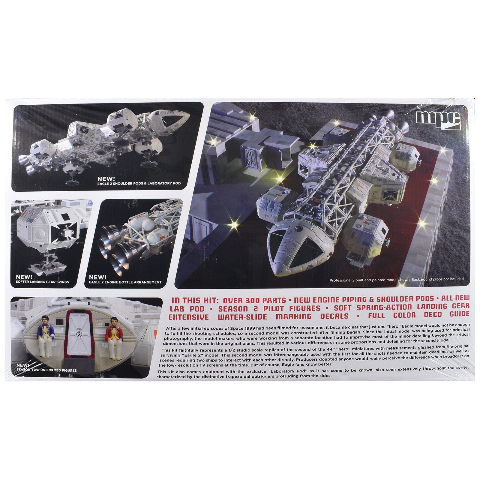 Skill 2 Model Kit Eagle 2 Laboratory Pod "Space: 1999" (1975 - 1977) TV Series 1/48 Scale Model by MPC - MPC - ModelCars.com