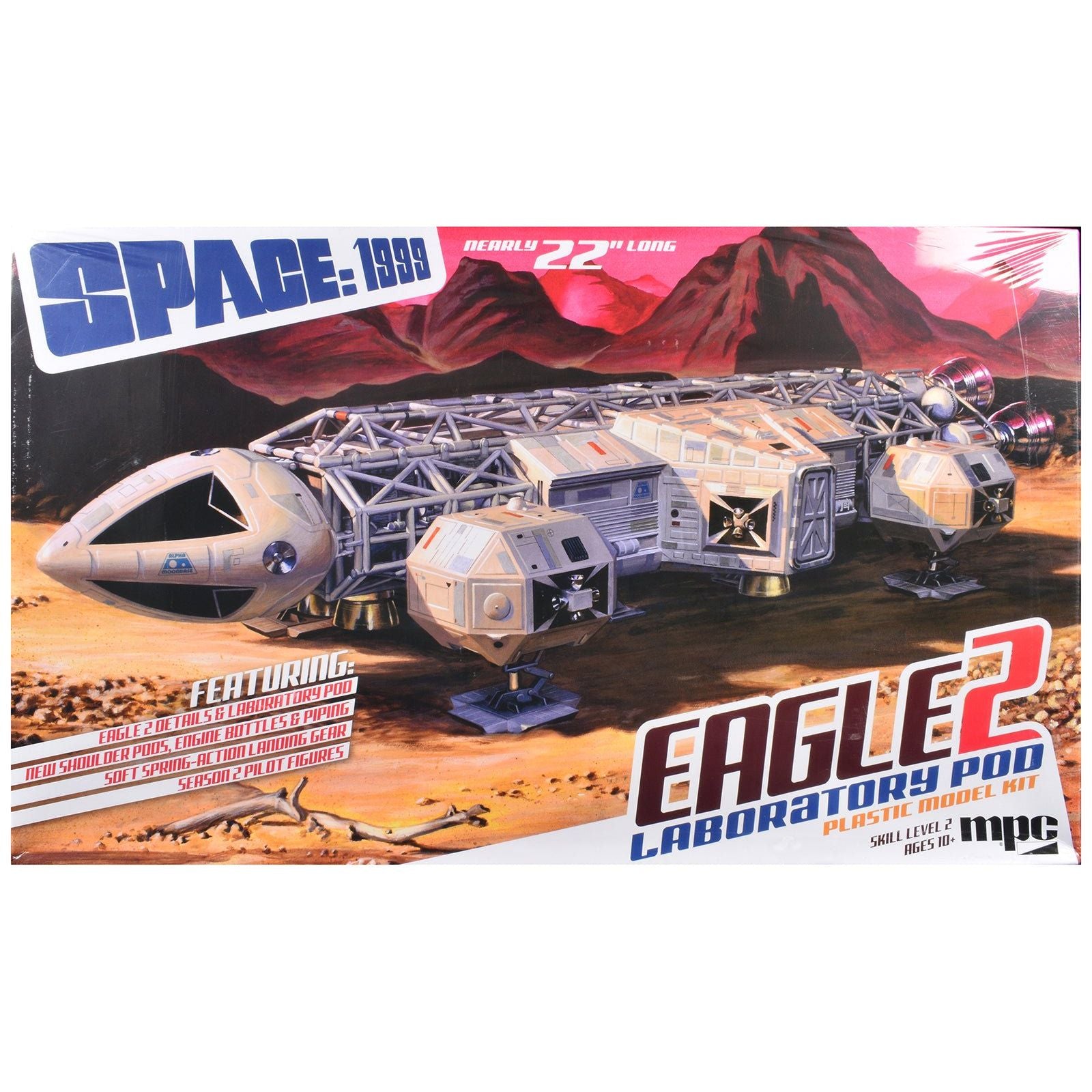 Skill 2 Model Kit Eagle 2 Laboratory Pod "Space: 1999" (1975 - 1977) TV Series 1/48 Scale Model by MPC - MPC - ModelCars.com