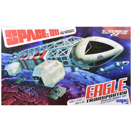 Skill 2 Model Kit Eagle Transporter Spacecraft "Celebrating 40 Years" "Space: 1999" (1975 - 1977) TV Series 1/48 Scale Model by MPC - MPC - ModelCars.com