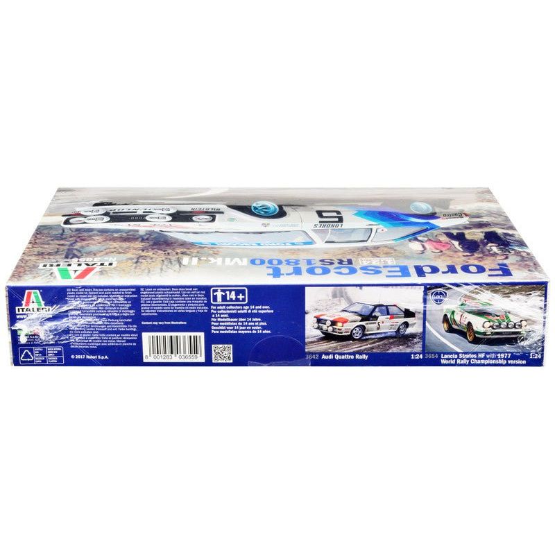 Skill 2 Model Kit Ford Escort RS 1800 Mk.II 5 Rallye Monte Carlo (1979) 1/24 Scale Model by Italeri - Italeri - ModelCars.com