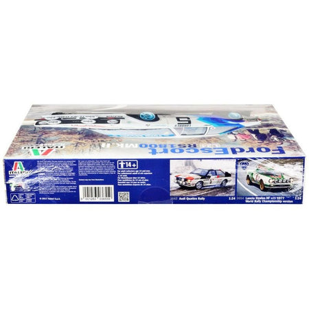 Skill 2 Model Kit Ford Escort RS 1800 Mk.II #5 Rallye Monte Carlo (1979) 1/24 Scale Model by Italeri-Italeri-ModelCars.com