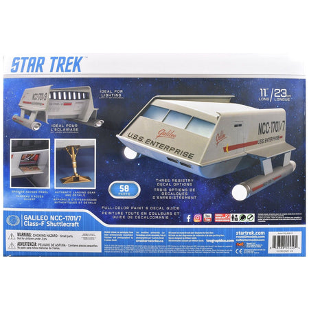 Skill 2 Model Kit Galileo Shuttlecraft "Star Trek: The Original Series" (1966-1968) TV Series 1/32 Scale Model by Polar Lights-Polar Lights-ModelCars.com