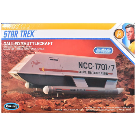 Skill 2 Model Kit Galileo Shuttlecraft "Star Trek: The Original Series" (1966 - 1968) TV Series 1/32 Scale Model by Polar Lights - Polar Lights - ModelCars.com