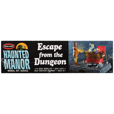 Skill 2 Model Kit Haunted Manor "Escape from the Dungeon" Diorama Set 1/12 Scale Model by Polar Lights - Polar Lights - ModelCars.com