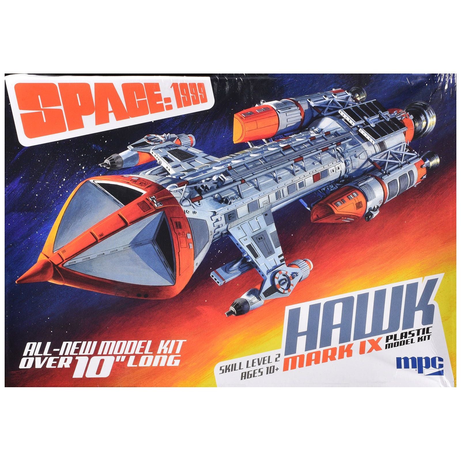 Skill 2 Model Kit Hawk Mark IX Spacecraft "Space: 1999" (1975 - 1977) TV Series 1/72 Scale Model by MPC - MPC - ModelCars.com