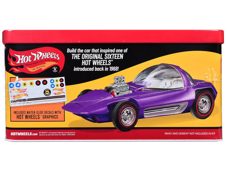 Skill 2 Model Kit Hot Wheels Silhouette with Collector Tin 1/25 Scale Model by AMT-AMT-ModelCars.com