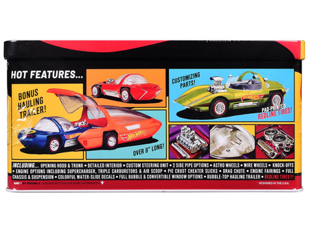 Skill 2 Model Kit Hot Wheels Silhouette with Collector Tin 1/25 Scale Model by AMT-AMT-ModelCars.com