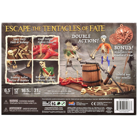Skill 2 Model Kit Jolly Roger Series "Escape the Tentacles of Fate" Diorama Set 1/12 Scale Model by Lindberg-Lindberg-ModelCars.com