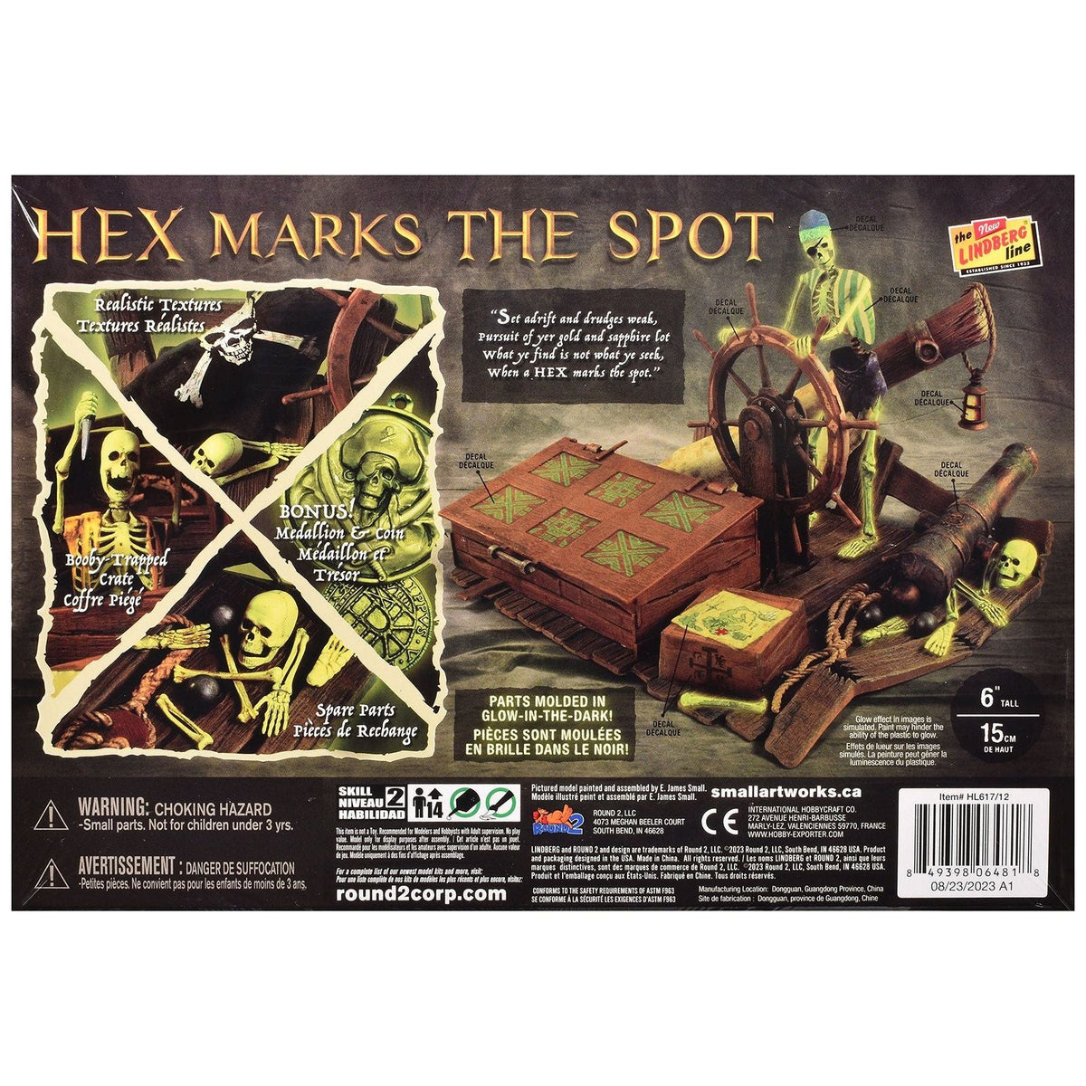 Skill 2 Model Kit Jolly Roger Series "Hex Marks the Spot" Diorama Set 1/12 Scale Model by Lindberg-Lindberg-ModelCars.com