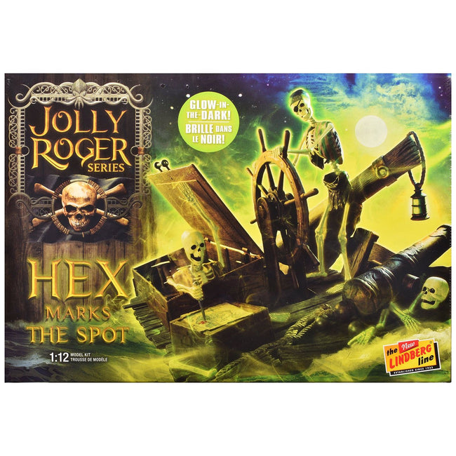 Skill 2 Model Kit Jolly Roger Series "Hex Marks the Spot" Diorama Set 1/12 Scale Model by Lindberg - Lindberg - ModelCars.com
