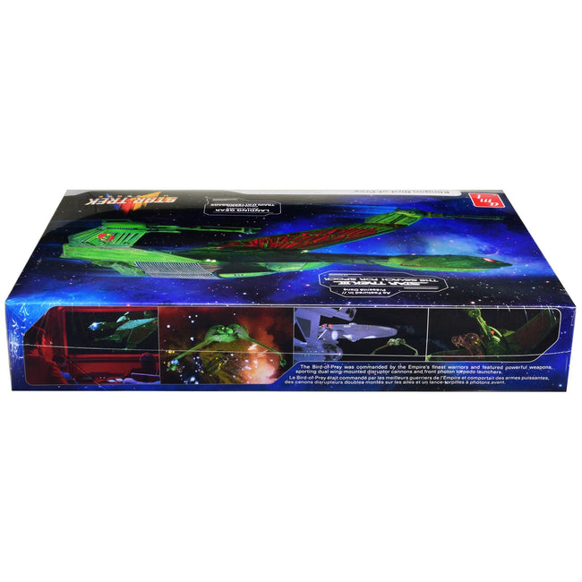 Skill 2 Model Kit Klingon Bird-of-Prey Spacecraft "Star Trek III: The Search For Spock" (1984) Movie 1/350 Scale Model by AMT-AMT-ModelCars.com