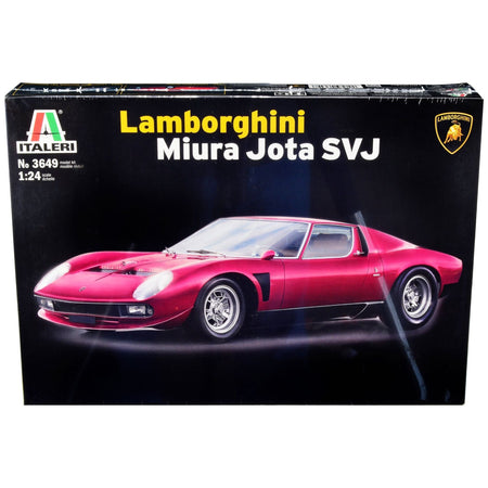 Skill 2 Model Kit Lamborghini Miura Jota SVJ 1/24 Scale Model by Italeri-Italeri-ModelCars.com