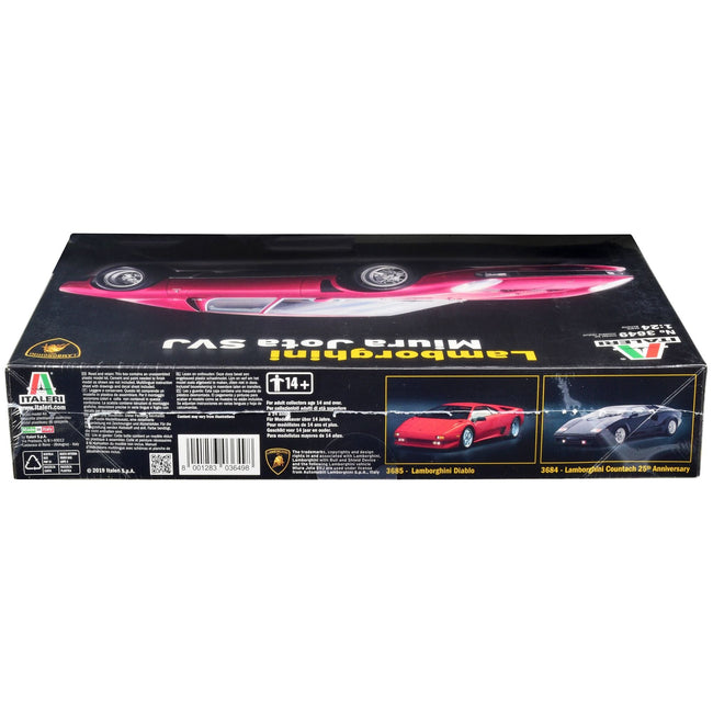 Skill 2 Model Kit Lamborghini Miura Jota SVJ 1/24 Scale Model by Italeri - Italeri - ModelCars.com