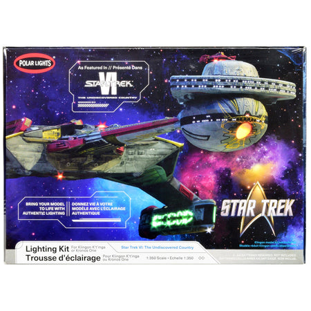 Skill 2 Model Kit Lighting Kit for Klingon Kronos One Spaceship "Star Trek VI: The Undiscovered Country" (1991) Movie 1/350 Scale Model by Polar Lights-Polar Lights-ModelCars.com