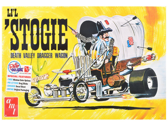 Skill 2 Model Kit Li'l Stogie Show Rod Death Valley Dragger Wagon 1/25 Scale Model by AMT-AMT-ModelCars.com
