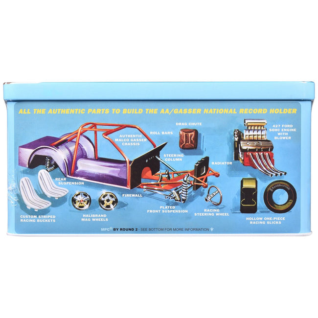 Skill 2 Model Kit Ohio George's Malco Gasser with Collector's Tin 1/25 Scale Model by MPC-MPC-ModelCars.com