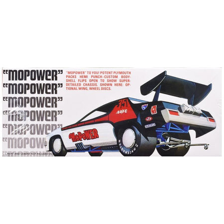 Skill 2 Model Kit Plymouth Funny Car "Mopower" 1/25 Scale Model by AMT-AMT-ModelCars.com