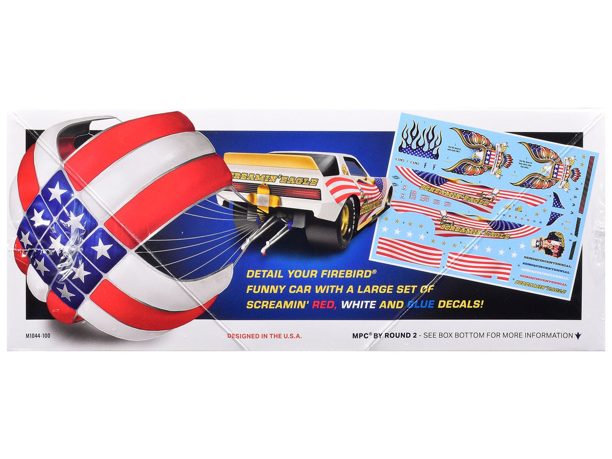 Skill 2 Model Kit Pontiac Firebird Funny Car "Unk' Sam's Screaming Eagle" 1/25 Scale Model by MPC-MPC-ModelCars.com
