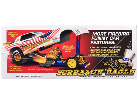 Skill 2 Model Kit Pontiac Firebird Funny Car "Unk' Sam's Screaming Eagle" 1/25 Scale Model by MPC-MPC-ModelCars.com