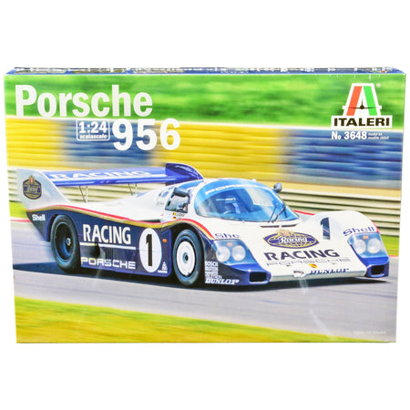 Skill 2 Model Kit Porsche 956 1/24 Scale Model by Italeri-Italeri-ModelCars.com