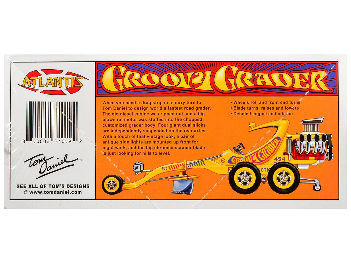 Skill 2 Model Kit Tom Daniel's Groovy Grader Dragster 1/24 Scale Model by Atlantis-Atlantis-ModelCars.com