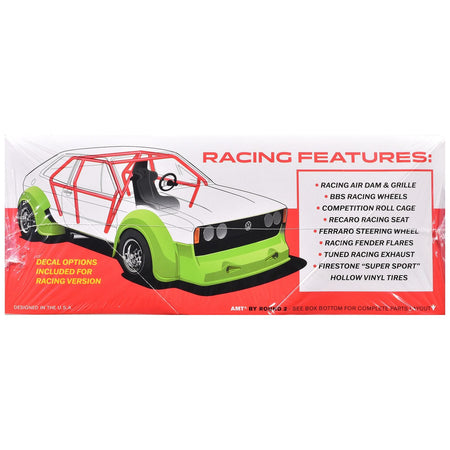 Skill 2 Model Kit Volkswagen Scirocco "T/A Champ" 1/25 Scale Model by AMT-AMT-ModelCars.com