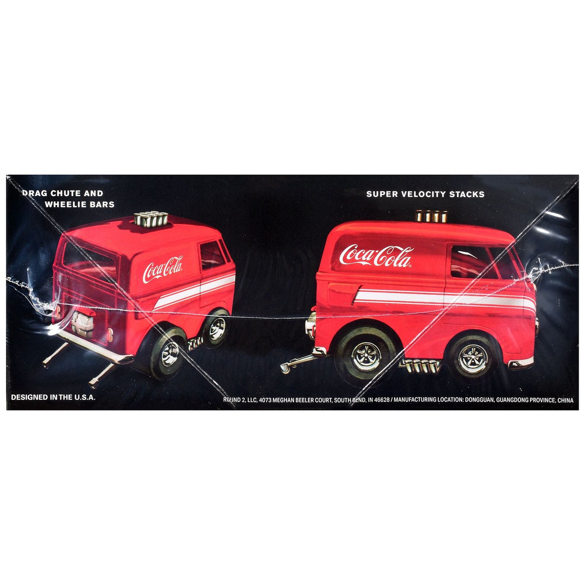 Skill 2 Model Kit Volkswagen Van Show Rod "Coca-Cola" 1/25 Scale Model by AMT-AMT-ModelCars.com