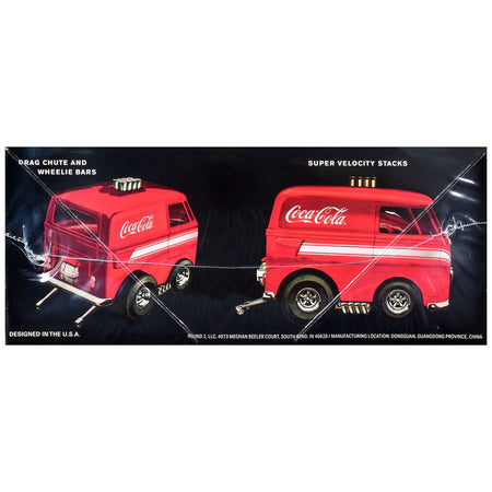 Skill 2 Model Kit Volkswagen Van Show Rod "Coca-Cola" 1/25 Scale Model by AMT-AMT-ModelCars.com