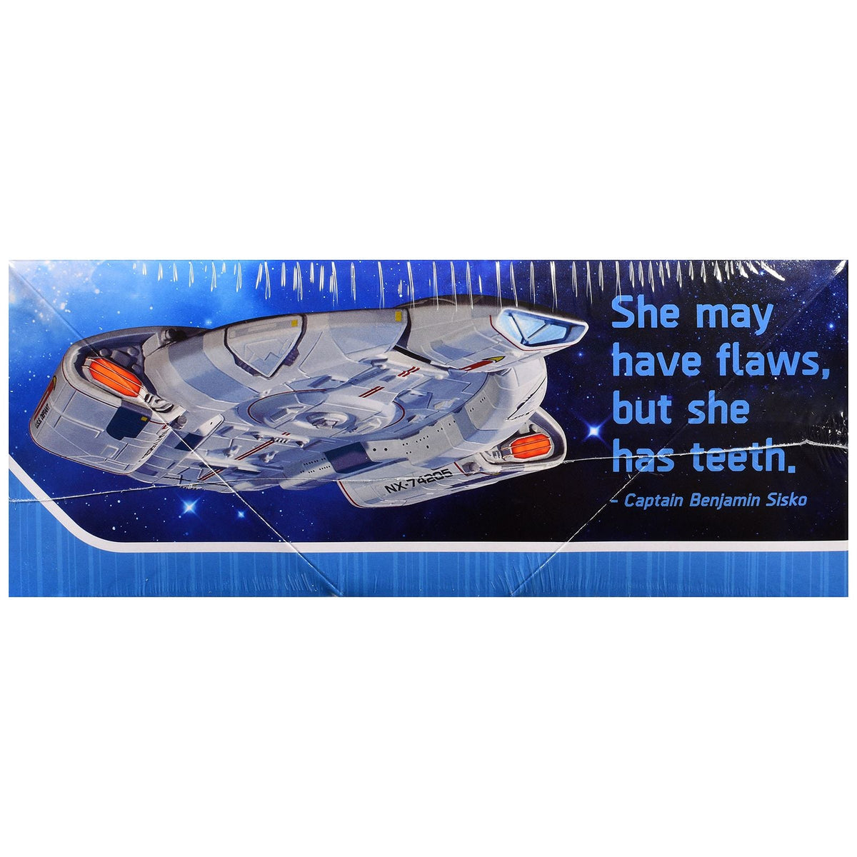 Skill 2 Snap Model Kit USS Defiant NX-74205 Starship "Star Trek: Deep Space Nine" (1993-1999) TV Series 1/1000 Scale Model by Polar Lights-Polar Lights-ModelCars.com