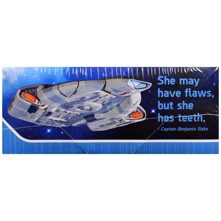 Skill 2 Snap Model Kit USS Defiant NX-74205 Starship "Star Trek: Deep Space Nine" (1993-1999) TV Series 1/1000 Scale Model by Polar Lights-Polar Lights-ModelCars.com