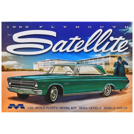 Skill 3 Model Kit 1965 Plymouth Satellite 1/25 Scale Model by Moebius-Moebius-ModelCars.com