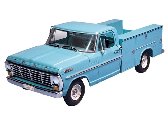 Skill 3 Model Kit 1967 Ford F100 Service Bed Pickup Truck 1/25 Scale Model by Moebius-Moebius-ModelCars.com