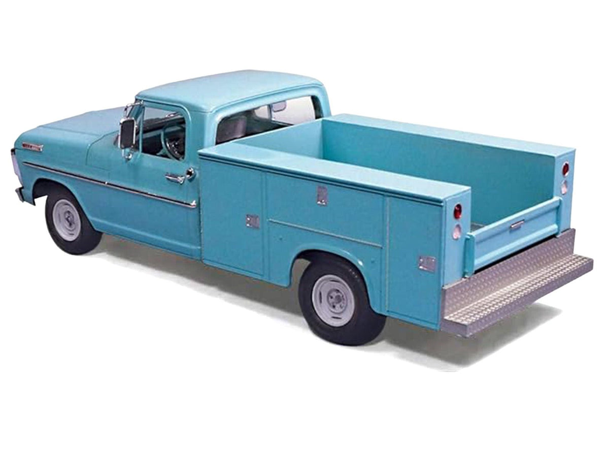 Skill 3 Model Kit 1967 Ford F100 Service Bed Pickup Truck 1/25 Scale Model by Moebius-Moebius-ModelCars.com
