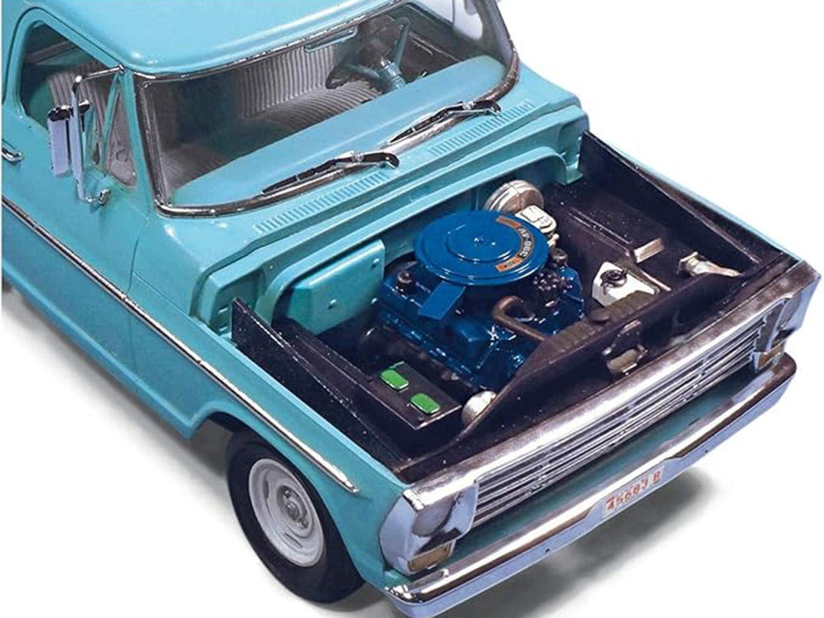 Skill 3 Model Kit 1967 Ford F100 Service Bed Pickup Truck 1/25 Scale Model by Moebius-Moebius-ModelCars.com