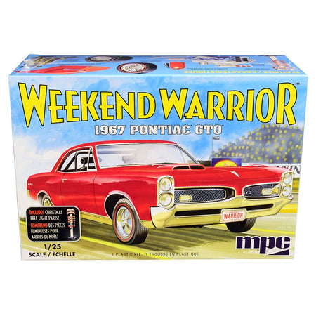 Skill 3 Model Kit 1967 Pontiac GTO "Weekend Warrior" 3 in 1 Kit 1/25 Scale Model by MPC-MPC-ModelCars.com