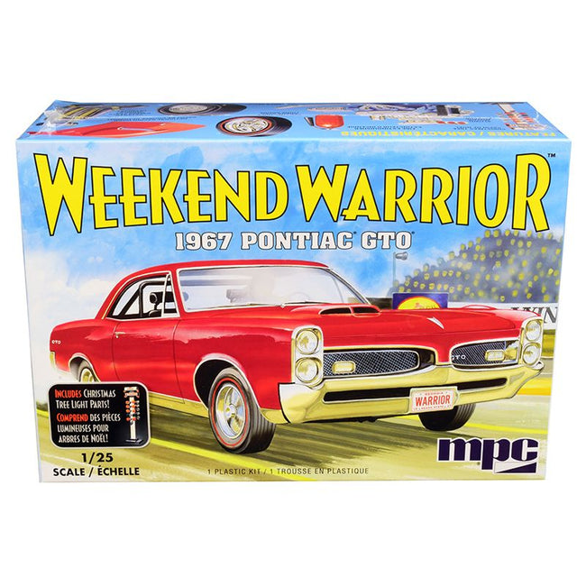 Skill 3 Model Kit 1967 Pontiac GTO "Weekend Warrior" 3 in 1 Kit 1/25 Scale Model by MPC-MPC-ModelCars.com