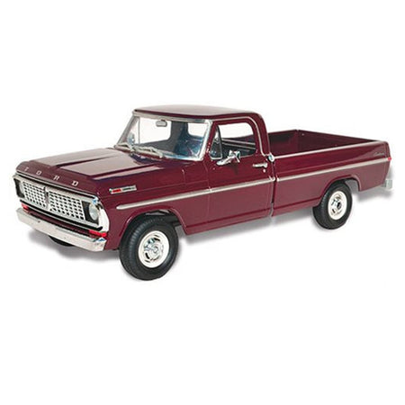 Skill 3 Model Kit 1970 Ford F-100 Custom Cab 4x4 Pickup Truck 1/25 Scale Model by Moebius-Moebius-ModelCars.com