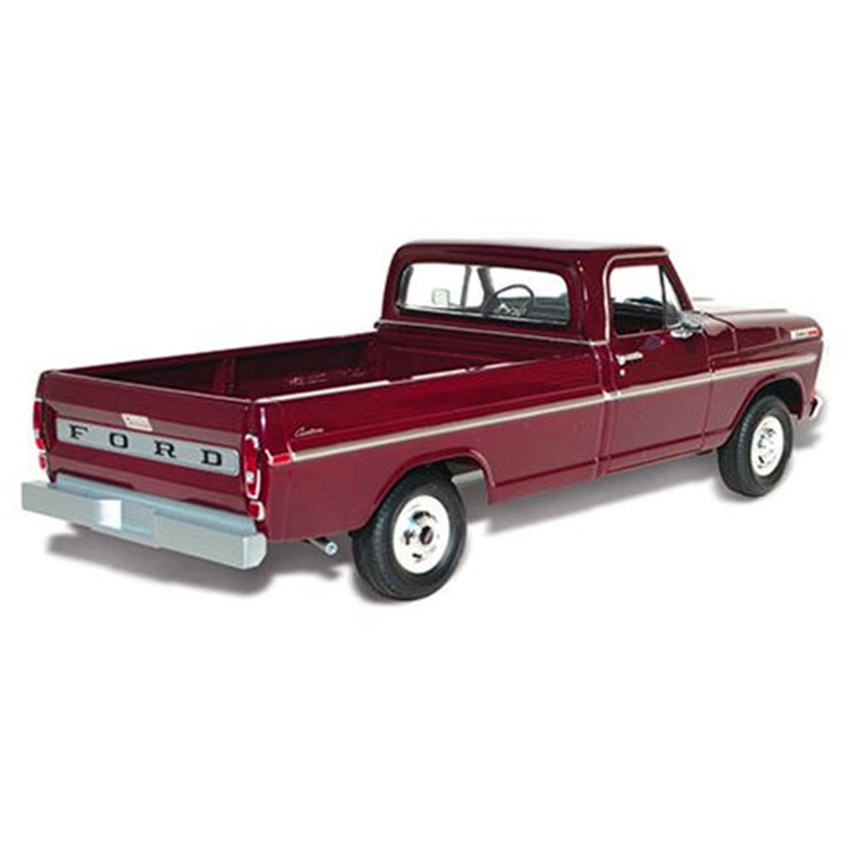 Skill 3 Model Kit 1970 Ford F-100 Custom Cab 4x4 Pickup Truck 1/25 Scale Model by Moebius-Moebius-ModelCars.com