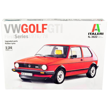 Skill 3 Model Kit 1976-78 Volkswagen Golf GTI First Series 1/24 Scale Model by Italeri-Italeri-ModelCars.com