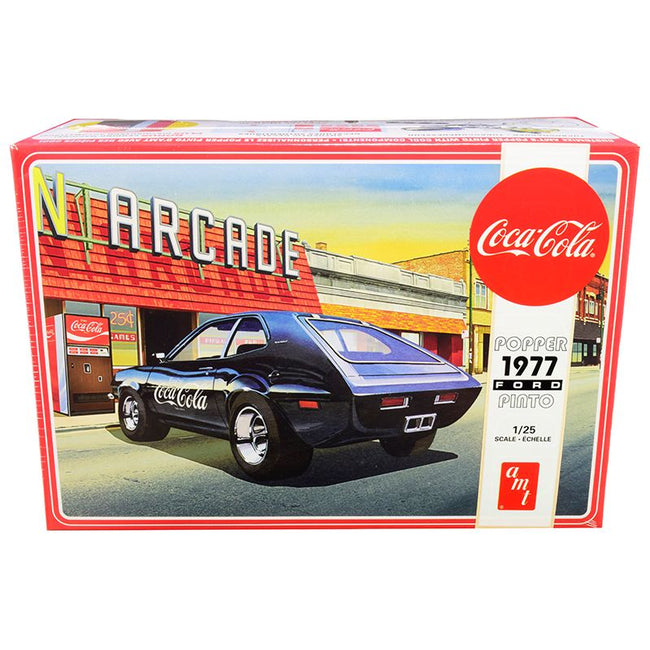 Skill 3 Model Kit 1977 Ford Pinto "Popper" with Vending Machine "Coca-Cola" 2 in 1 Kit 1/25 Scale Model by AMT-AMT-ModelCars.com