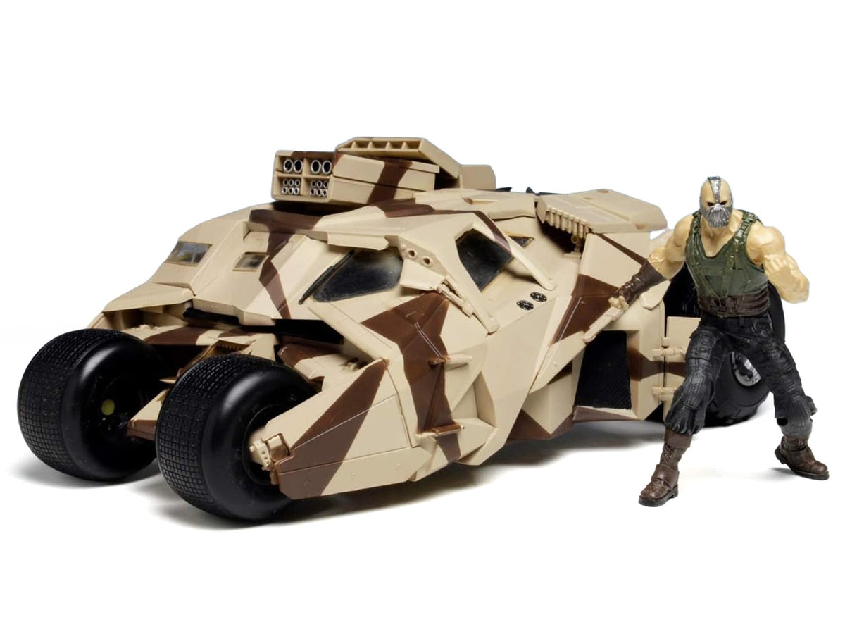 Skill 3 Model Kit Batmobile Tumbler with Bane Figure "Batman Dark Knight Trilogy" Movie Franchise 1/25 Scale Model by Moebius-Moebius-ModelCars.com