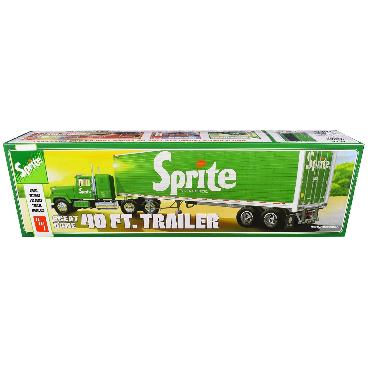 Skill 3 Model Kit Great Dane 40' Dry Goods Trailer "Sprite" 1/25 Scale Model by AMT-AMT-ModelCars.com