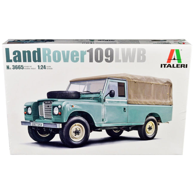 Skill 3 Model Kit Land Rover 109 LWB 1/24 Scale Model by Italeri-Italeri-ModelCars.com