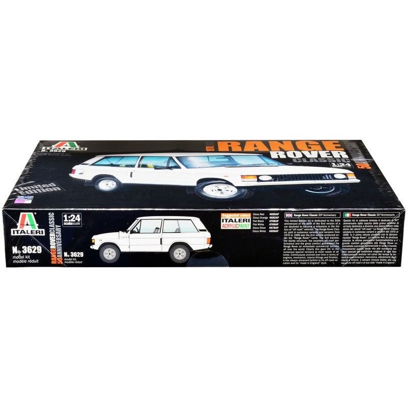 Skill 3 Model Kit Land Rover Range Rover Classic 50th Anniversary 1/24 Scale Model by Italeri-Italeri-ModelCars.com