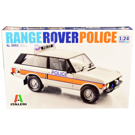 Skill 3 Model Kit Land Rover Range Rover Police 1/24 Scale Model by Italeri-Italeri-ModelCars.com
