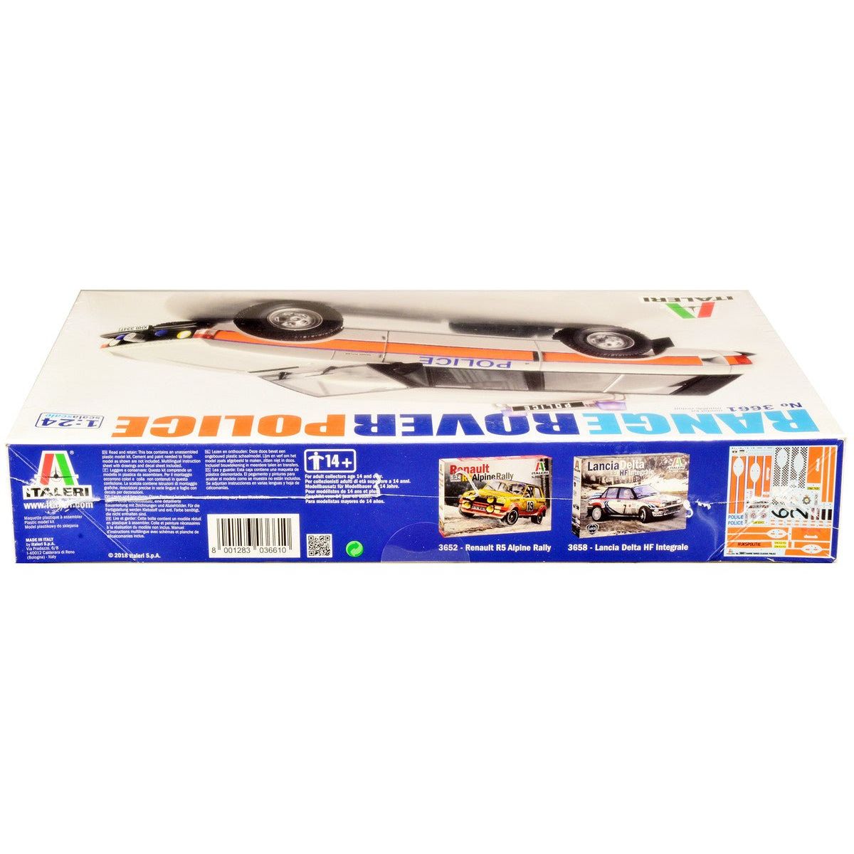 Skill 3 Model Kit Land Rover Range Rover Police 1/24 Scale Model by Italeri - Italeri - ModelCars.com