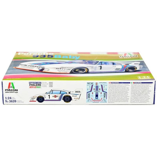 Skill 3 Model Kit Porsche 935 Baby 1/24 Scale Model by Italeri-Italeri-ModelCars.com