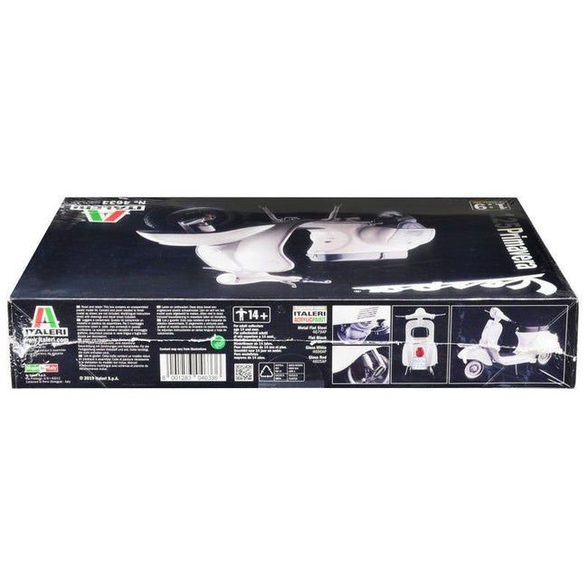 Skill 3 Model Kit Vespa 125 Primavera Scooter 1/9 Scale Model by Italeri - Italeri - ModelCars.com